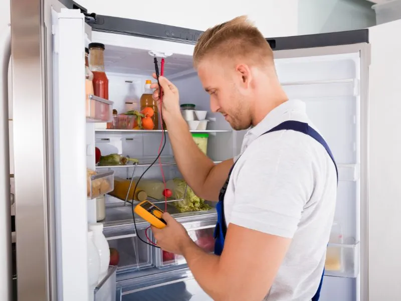 Refrigerator repair technician Is Troubleshooting Refrigerator Issues