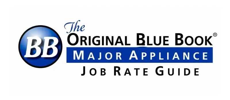 Appliance Repair Blue Book Rates Guide Logo
