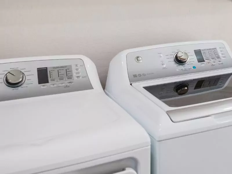 Side-by-side Top Load Washer Dryer